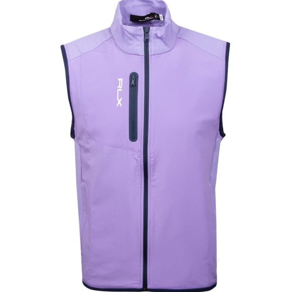 RLX  Ralph Lauren Zip Tech Vest Purple Martin - Picture 2 of 5
